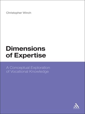 cover image of Dimensions of Expertise